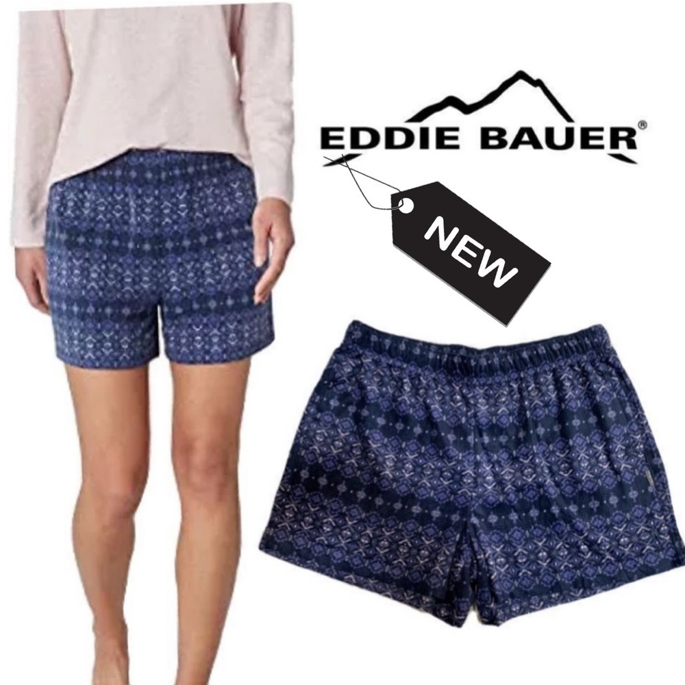 NWT Eddie Bauer Ladies soft pajama shorts with pockets size M